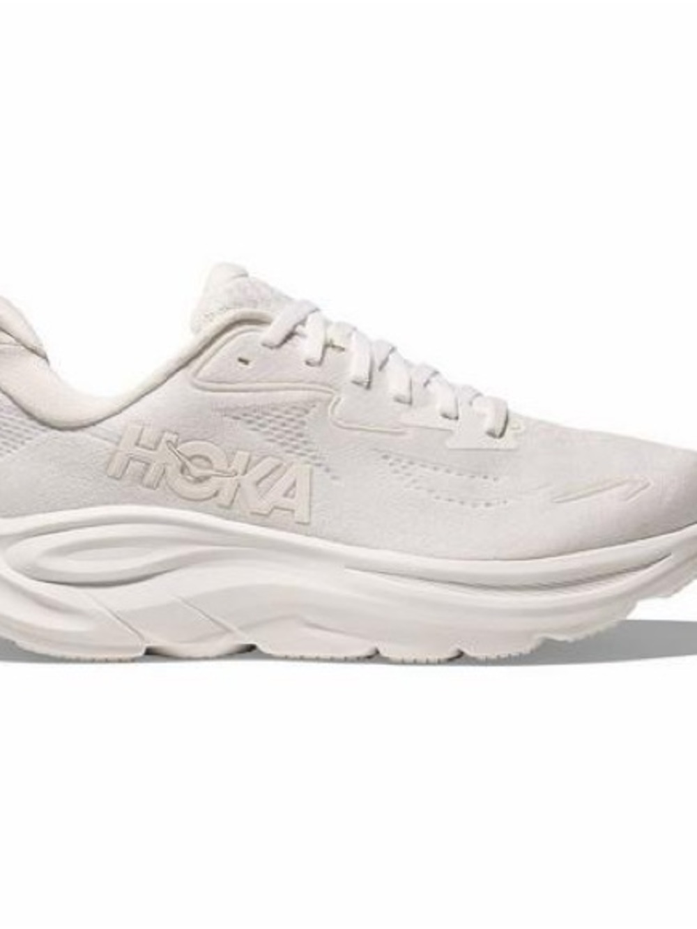 HOKA Women's White Clifton Running Shoe